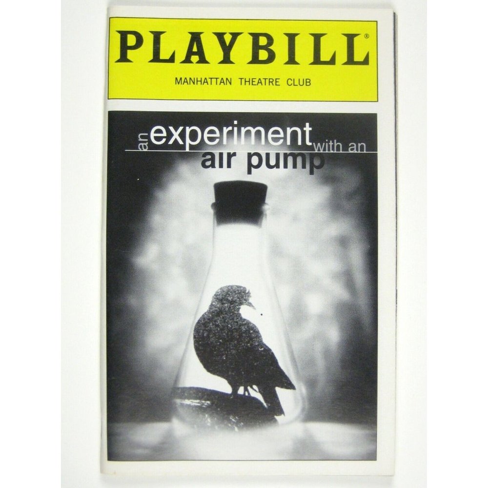Experiment with Air Pump Playbill 1999 Linda Emond Manhattan Theatre Club